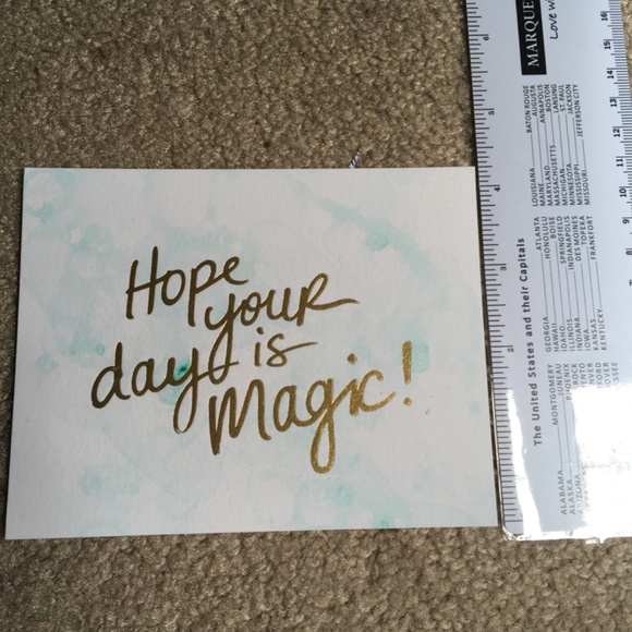 Hand Crafted “Hope Your Day is Magic!” Thank You Cards - Picture 3 of 4